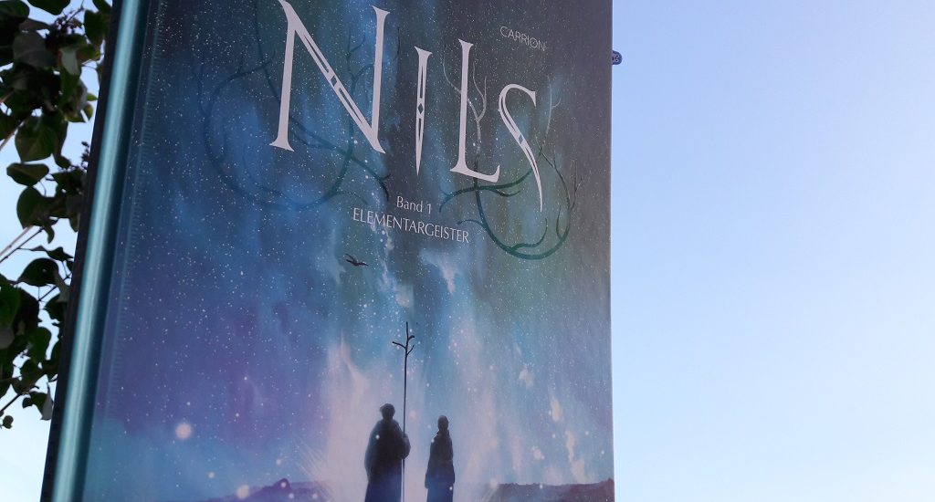 Comiccover vor einem blauen Himmel