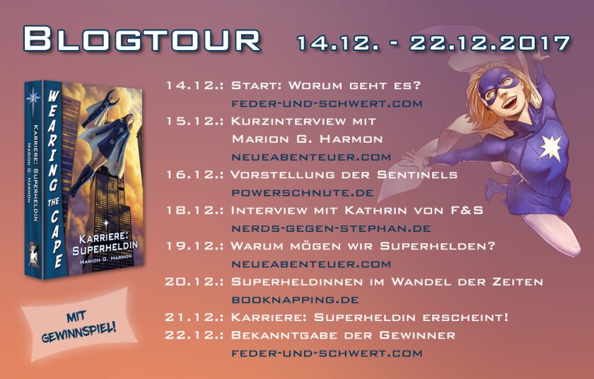 Listet die Stationen der Blogtour auf