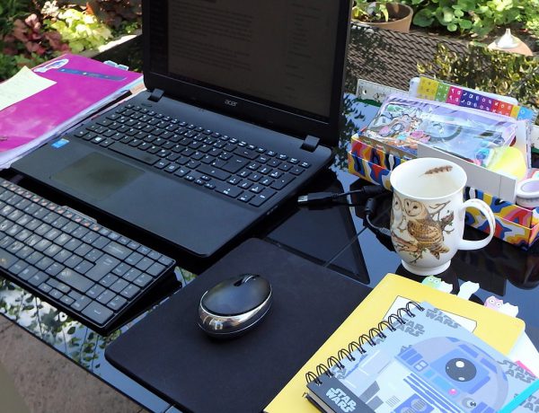 Notebook, Notizbücher, Kaffeetasse, Schreibutensilien