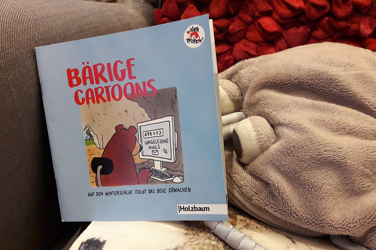 Bärige Cartoons. Mächtig Spaß haben und ein Projekt unterstützen