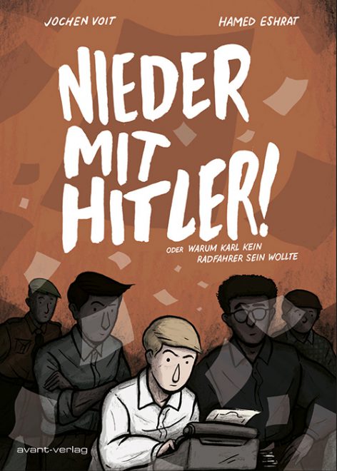 Cover des Comics in braun mit den Protagonisten auf dem Bild