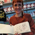 Ines Korth mit meinem Sketchbook