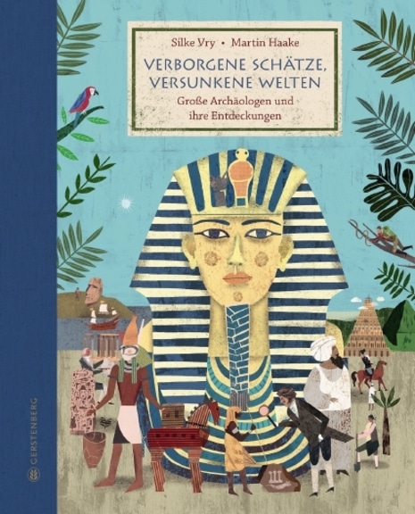 Cover des Buches. Zeigt eine Illustration der Totenmaske eines Pharao