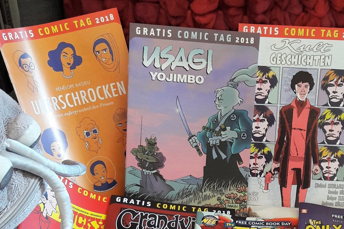 Einige Gratis Comic Tag Hefte von 2018