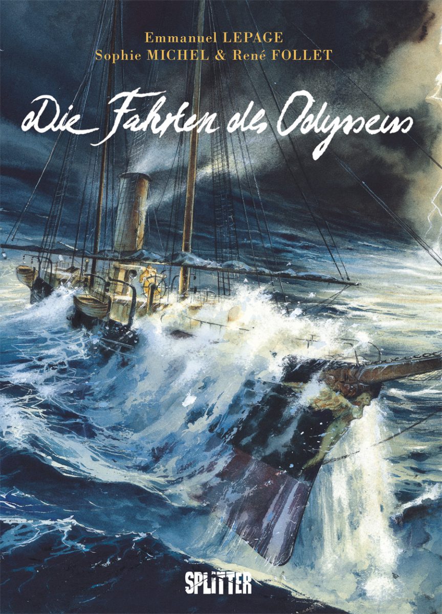 Cover zeigt ein Schiff in aufgebrachtem Meer