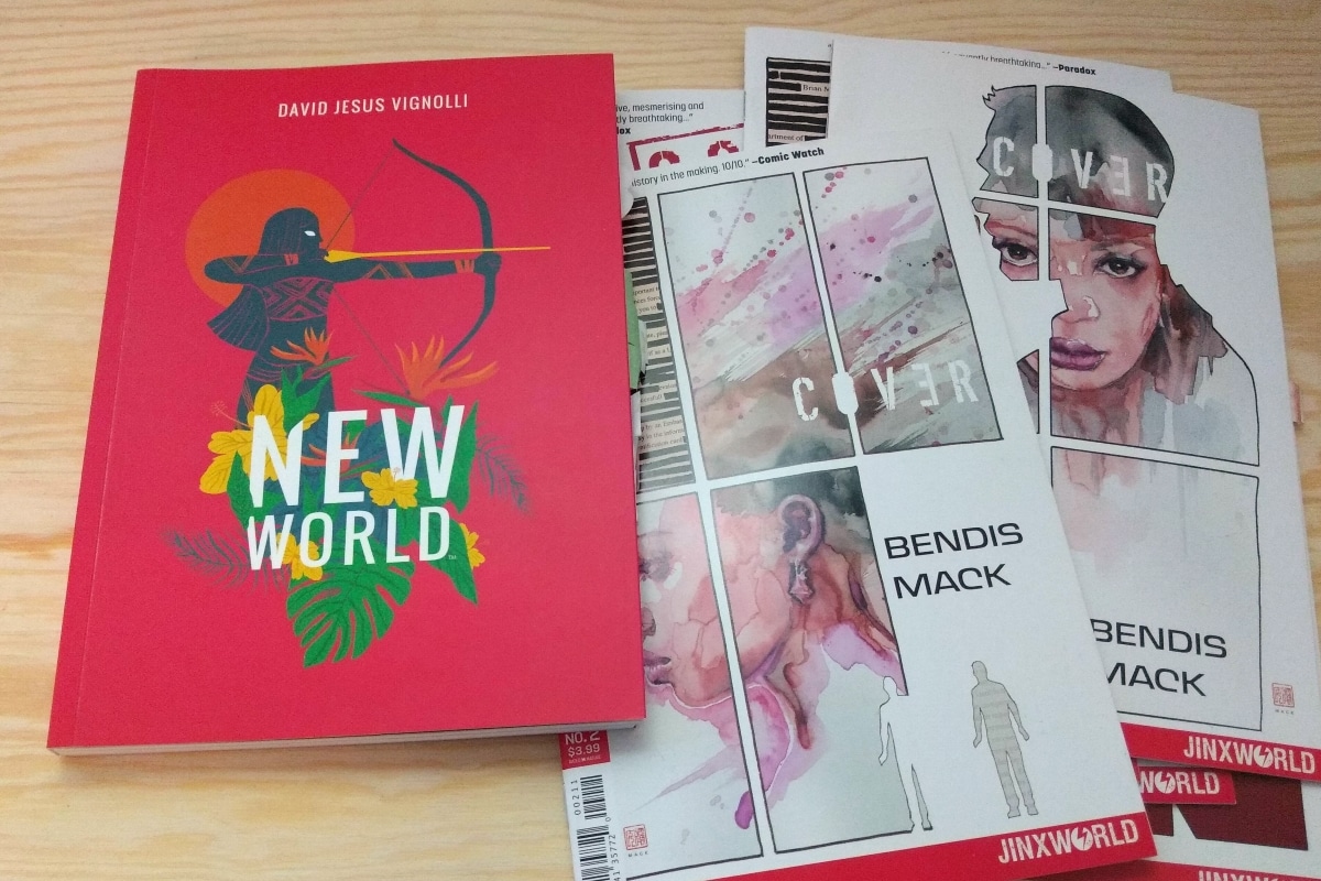 2 Eisner Award Nominees vom Lesestapel: Cover (Bendis/Mack) & New World (Vignolli)