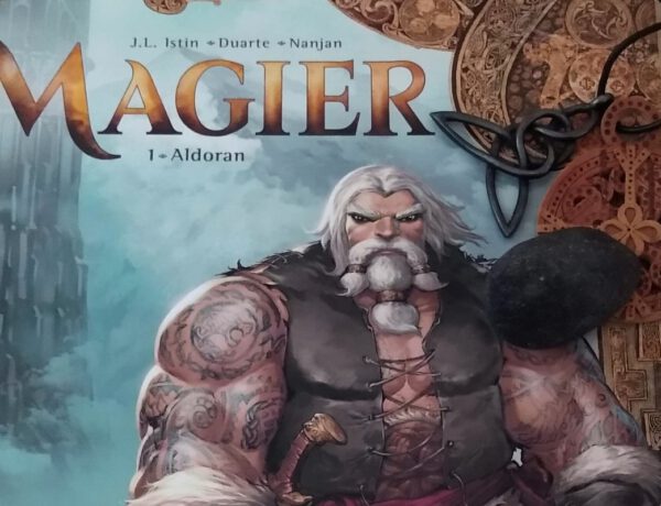 Cover des Comics darauf liegen Kettenanhänger mit keltischen Motiven