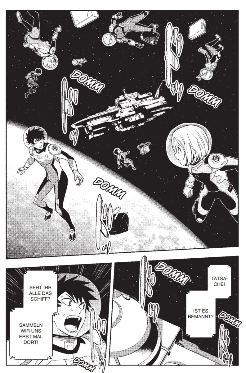Leseprobe aus dem Manga in schwarzweiß