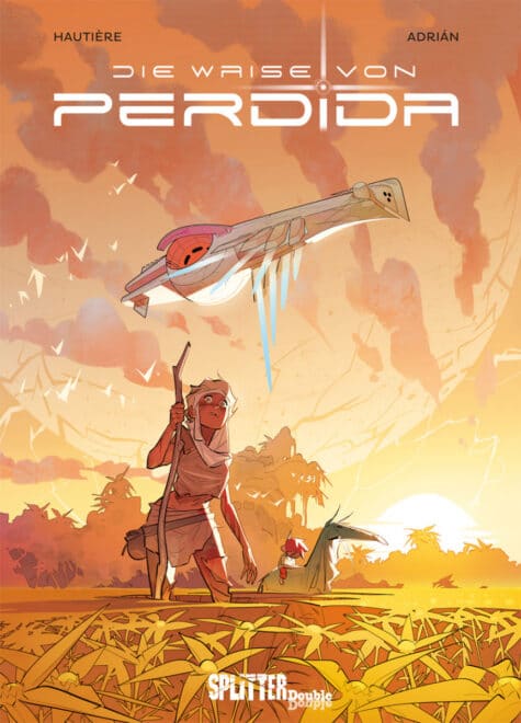 COVER des Comics Die Waise von Perdida in orangerot