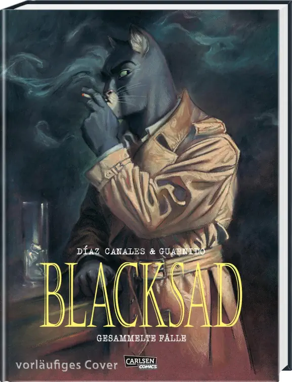 Katzendetektiv auf Comic Blacksad