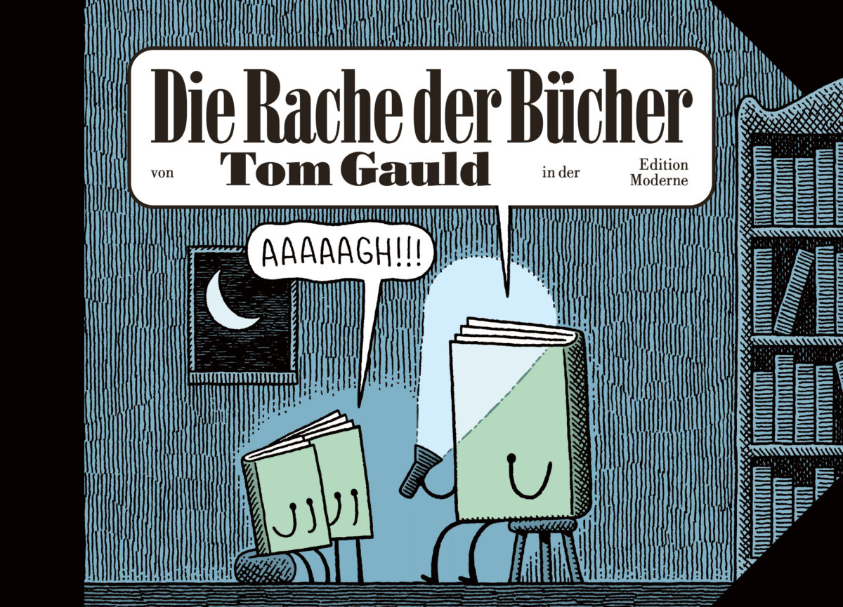 Cover des Comicstrip-Bands Die Rache der Bücher