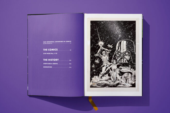 Leseprobe TASCHEN Star Wars Comics Library Vol. 1 zeigt das Inhaltsverzeichnis